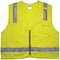 Ergodyne Lime L/XL Hi-Vis FR Surveyor Vest - Class 2, NFPA 70E, Mesh 8262FRZ - alternate 1